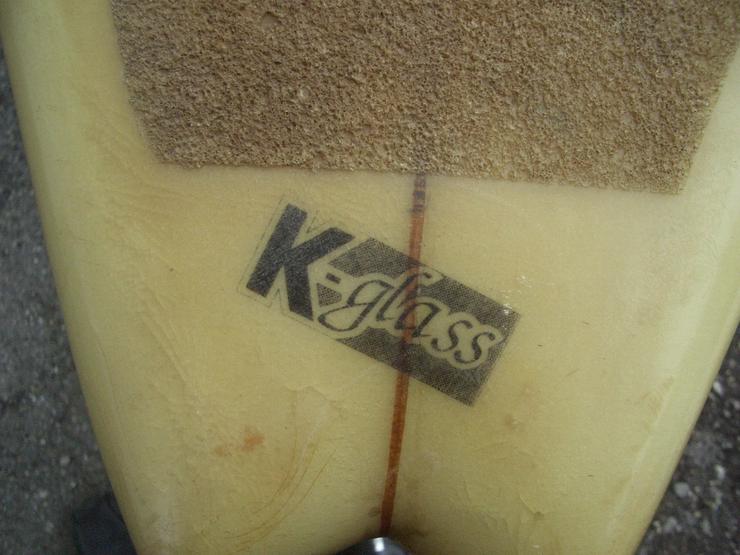 Bild 11: Vintage Deko custommade Surfbrett „WHITEWATER“ aus Hawaii 2,45 Meter Clark Foam Fieberglass.