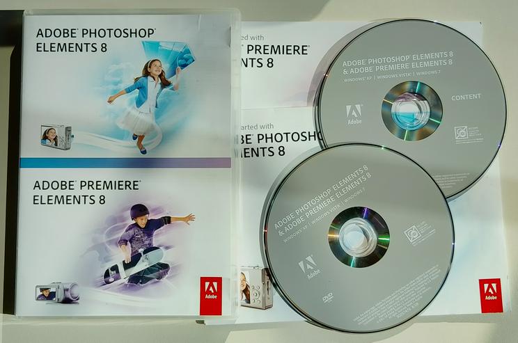 ADOBE PHOTOSHOP ELEMENTS & PREMIERE 8
