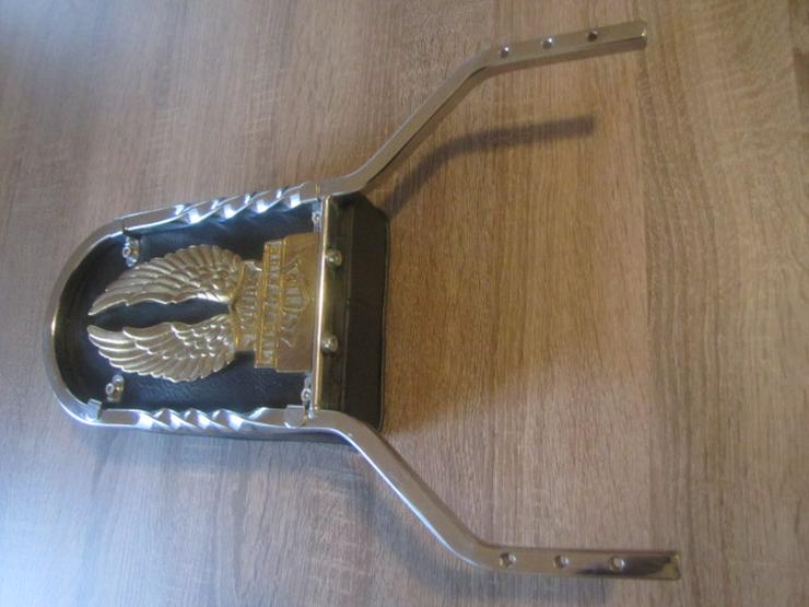 Bild 5: Harley-Davidson Sissy Bar Old School DeLuxe Chrom gedreht - RAR!!