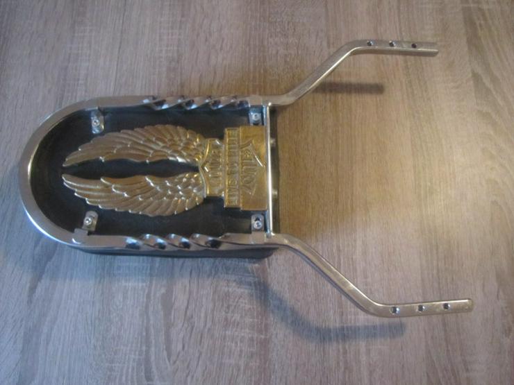 Bild 4: Harley-Davidson Sissy Bar Old School DeLuxe Chrom gedreht - RAR!!