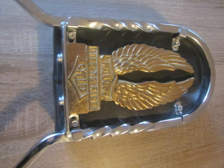 Bild 6: Harley-Davidson Sissy Bar Old School DeLuxe Chrom gedreht - RAR!!