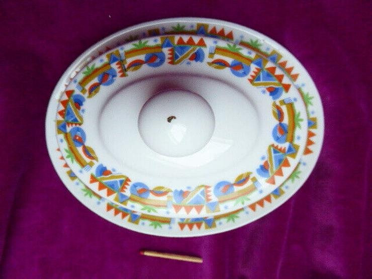 Bild 2: Art Déco Butterdose "Thun" Porzellan, Böhmen, Gold Dekor