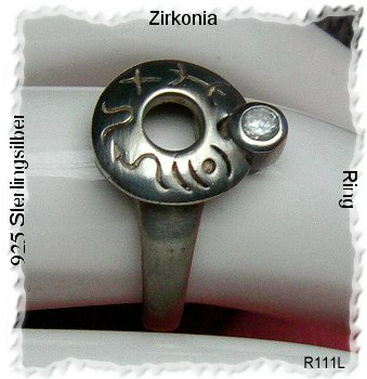 Bild 2: Ring, 925 Silber mit einen Zirkoniastein