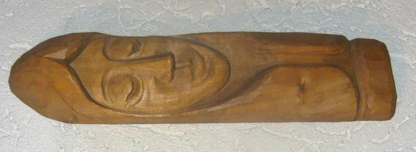 Bild 3: Holzfigur geschnitzt Wandfigur Madonna 40 cm sehr gut