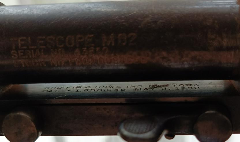 Bild 4: Zielfernrohr M82 M1 Garand Wk2