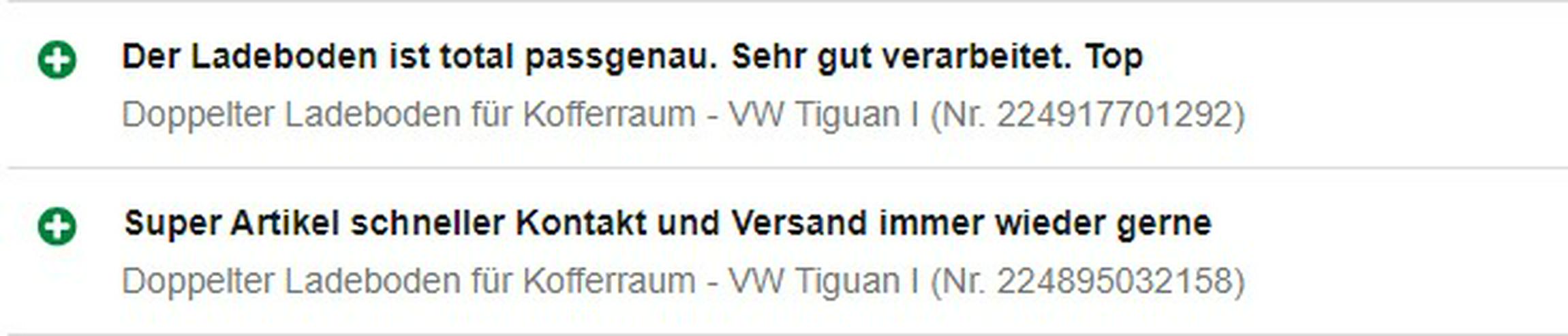 Bild 5: VW Tiguan I - Doppelter Ladeboden für Kofferraum