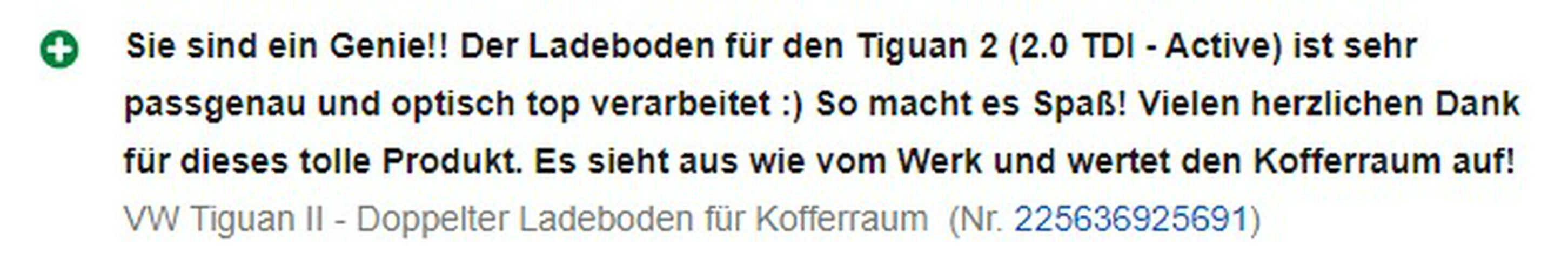 Bild 8: VW Tiguan II - Doppelter Ladeboden für Kofferraum