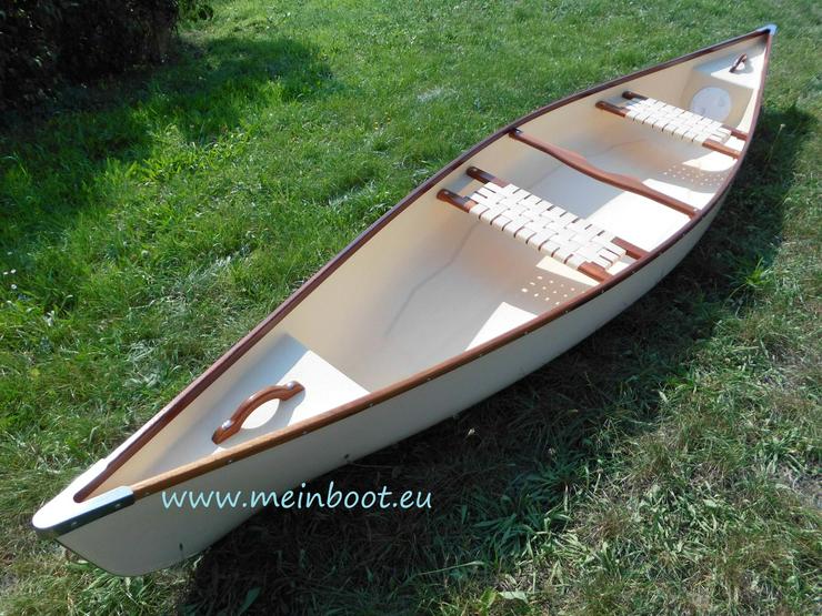 Kanu 2er Kanadier 430 Neu! in cremfarben /Mahagoni