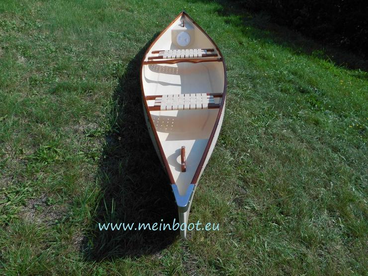 Bild 4: Kanu 2er Kanadier 430 Neu! in cremfarben /Mahagoni