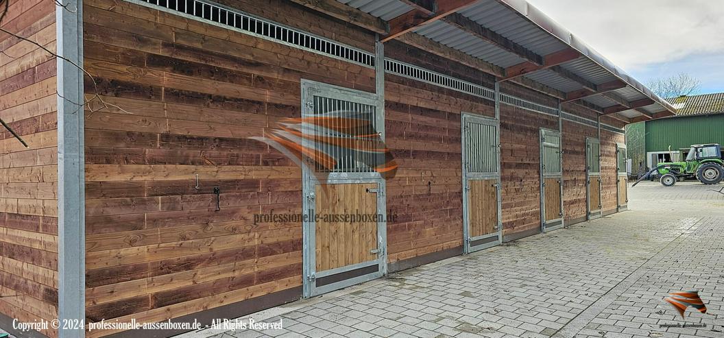 Bild 3: Pferdebox &  Außenstall | Pferdestall bauen und Offenstall