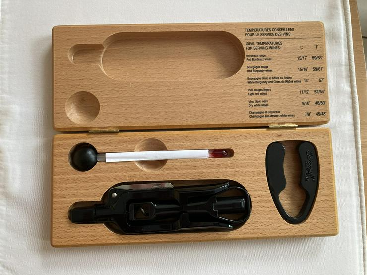 Bild 2: Neuwertig Screwpull Sommelier Set in Original Holz-Geschenkbox