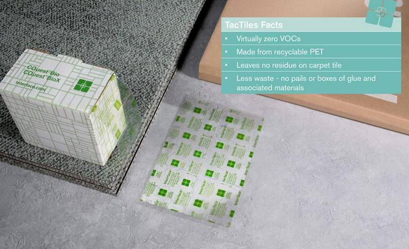 Bild 10: World Woven Linen Tweed Teppichfliesen von Interface