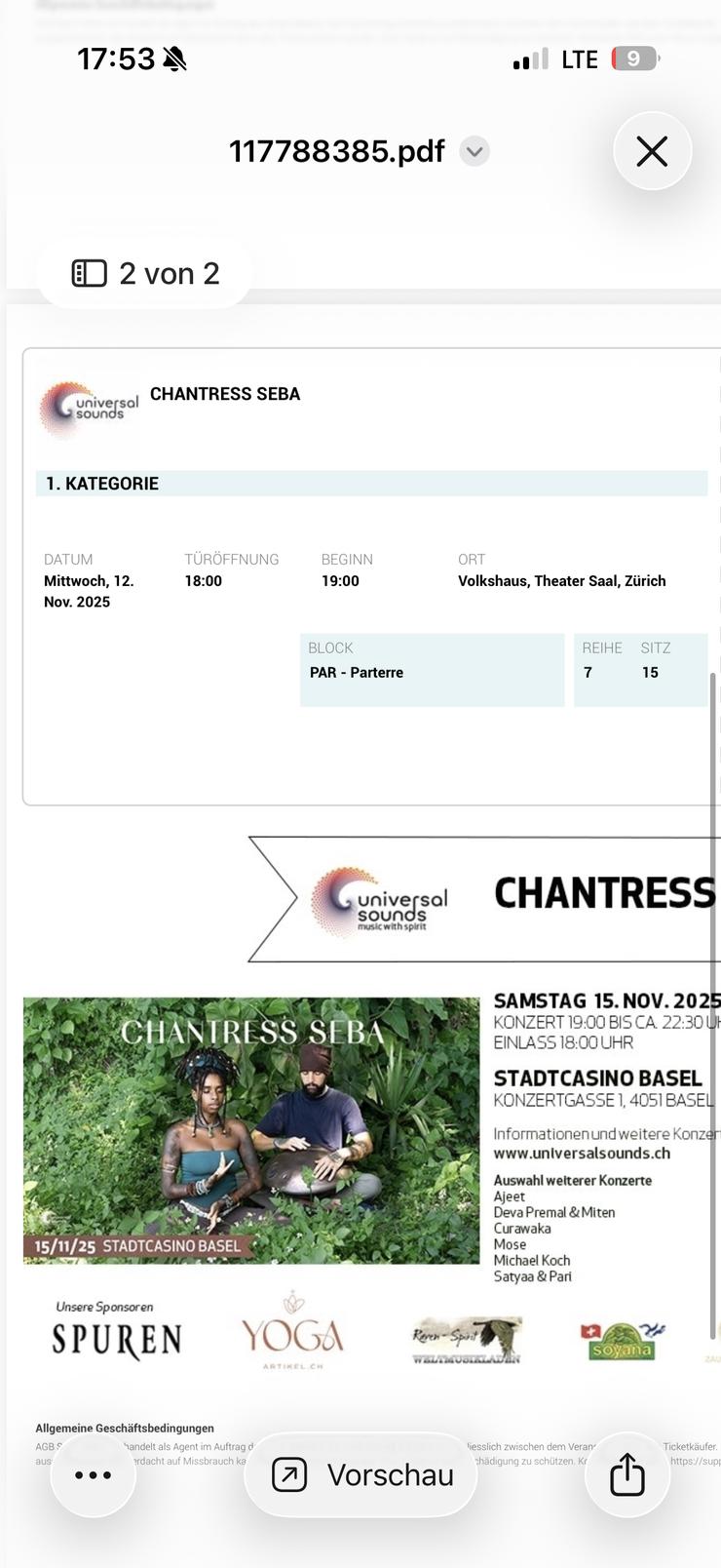 Bild 2: Chantress Seba 12.11 Zürich 