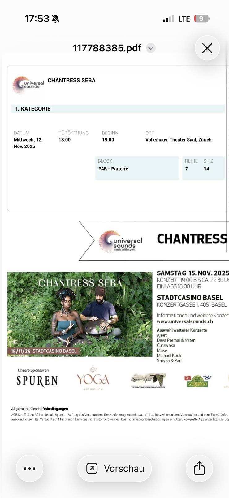 Chantress Seba 12.11 Zürich 