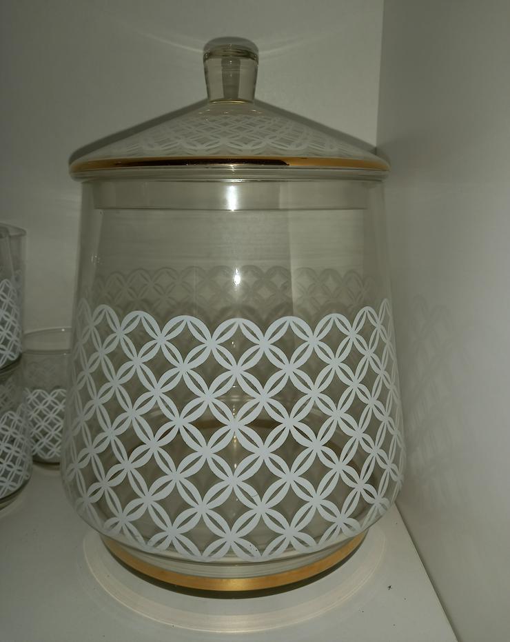 Bild 2: Vintage Bowle Set Glas