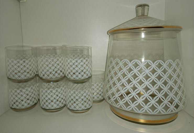 Vintage Bowle Set Glas - Sets - Bild 1