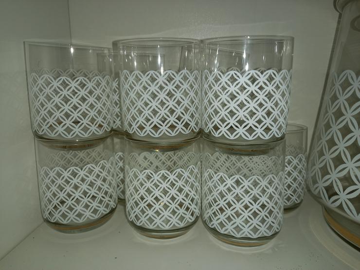 Bild 4: Vintage Bowle Set Glas