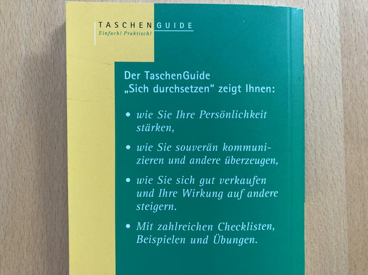 Bild 13: NEU Taschenguide Buch Sich durchsetzen von S. Dölz