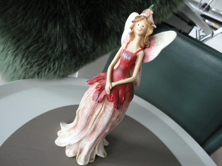 ELFE ( Dekofigur) mit Blütendekor, rosa/weiß, 23 cm - Figuren & Objekte - Bild 1