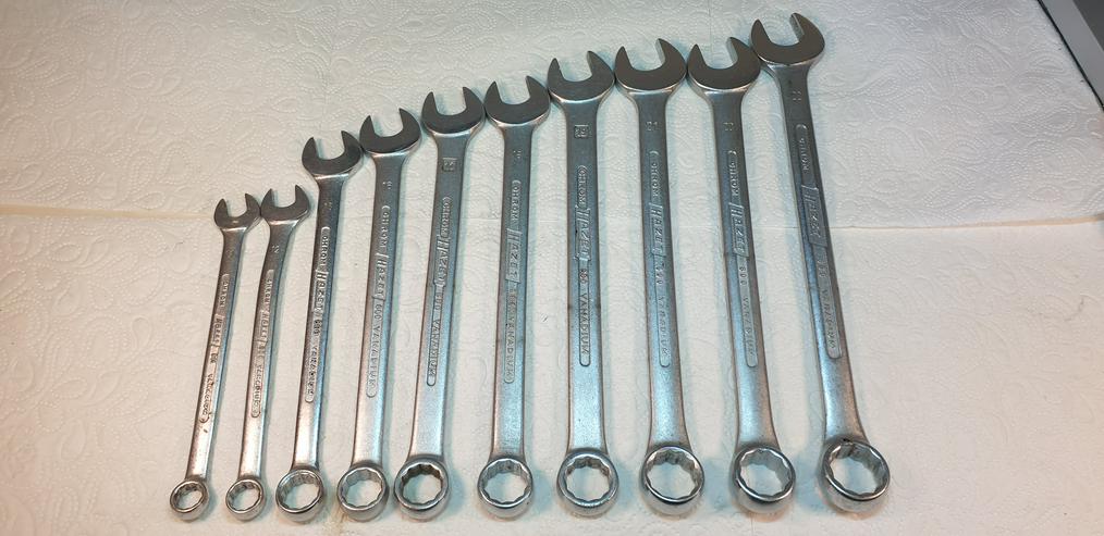 Bild 6: HAZET 600 Ring Maul Schlüssel Satz 10teilig oder 13teilig