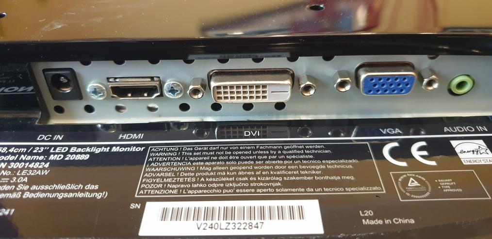 Bild 5: MEDION LED Backlight Monitor 58,4 cm / 23 Zoll