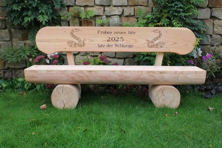 Bild 8: Gartenbank mit Armlehnen. Hochzeitsgeschenk. Weihnachtsgeschenk.