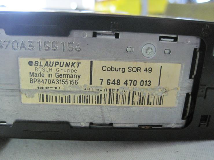 Bild 2: Autoradio  Blaupunkt Coburg SQR 49 