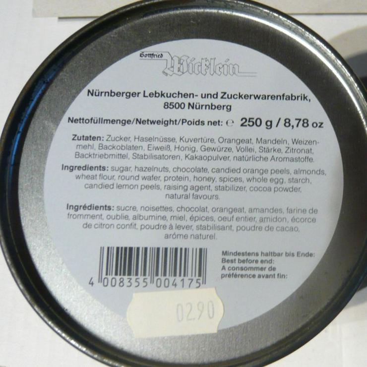 Bild 3: Alte Lebkuchen Blechdose Wicklein Nürnberg Vintage Sammler Deko