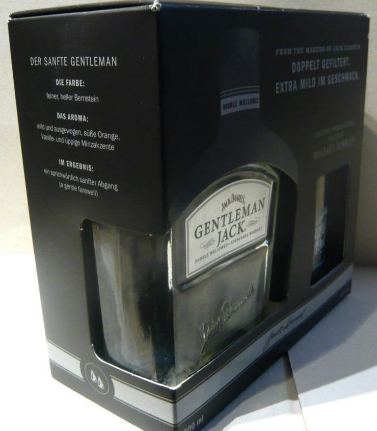 Bild 2: Jack Daniel´s Gentleman Jack inkl. Whiskey-Tumbler leer OVP Set