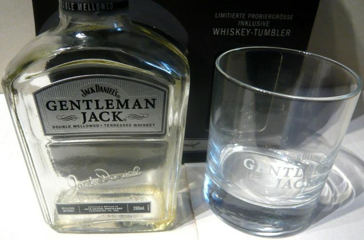 Bild 5: Jack Daniel´s Gentleman Jack inkl. Whiskey-Tumbler leer OVP Set