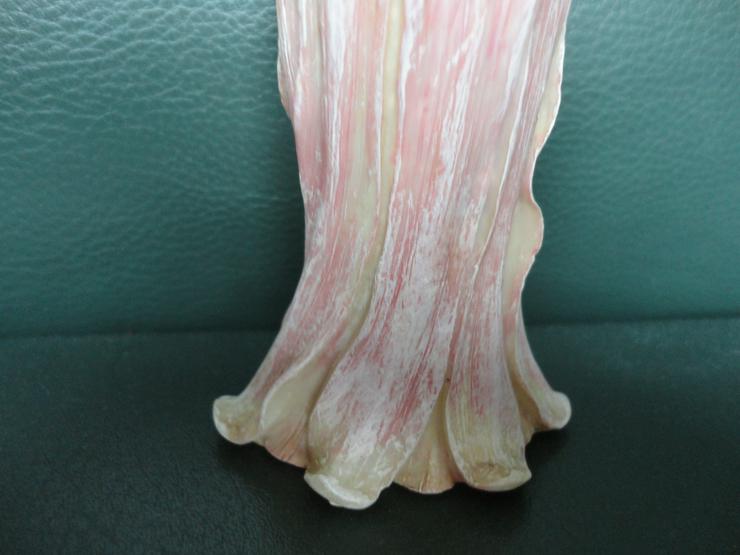 Bild 5: ELFE (Dekofigur) mit Blütendekor, rosa/ weiß, 19 cm