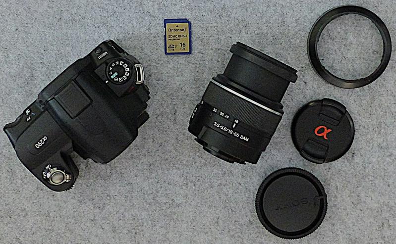 Bild 6: Sony Alpha 290 DSLR wie neu mit lediglich 1012 Auslöser!