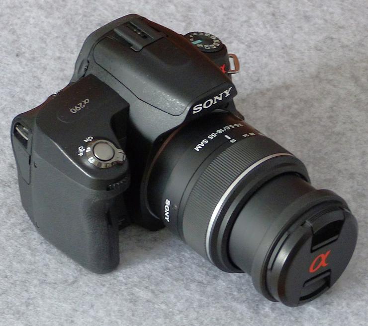 Bild 2: Sony Alpha 290 DSLR wie neu mit lediglich 1012 Auslöser!