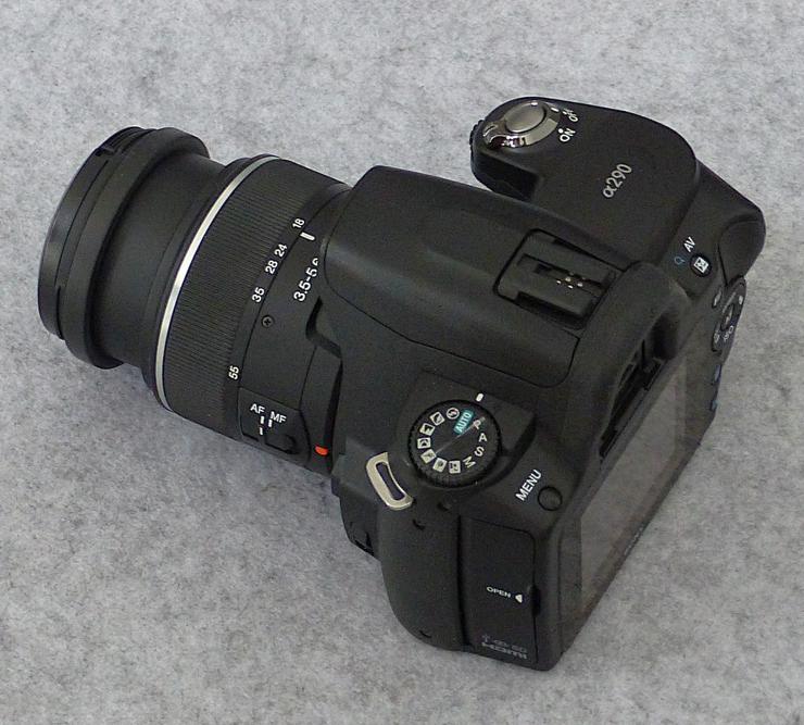 Bild 3: Sony Alpha 290 DSLR wie neu mit lediglich 1012 Auslöser!