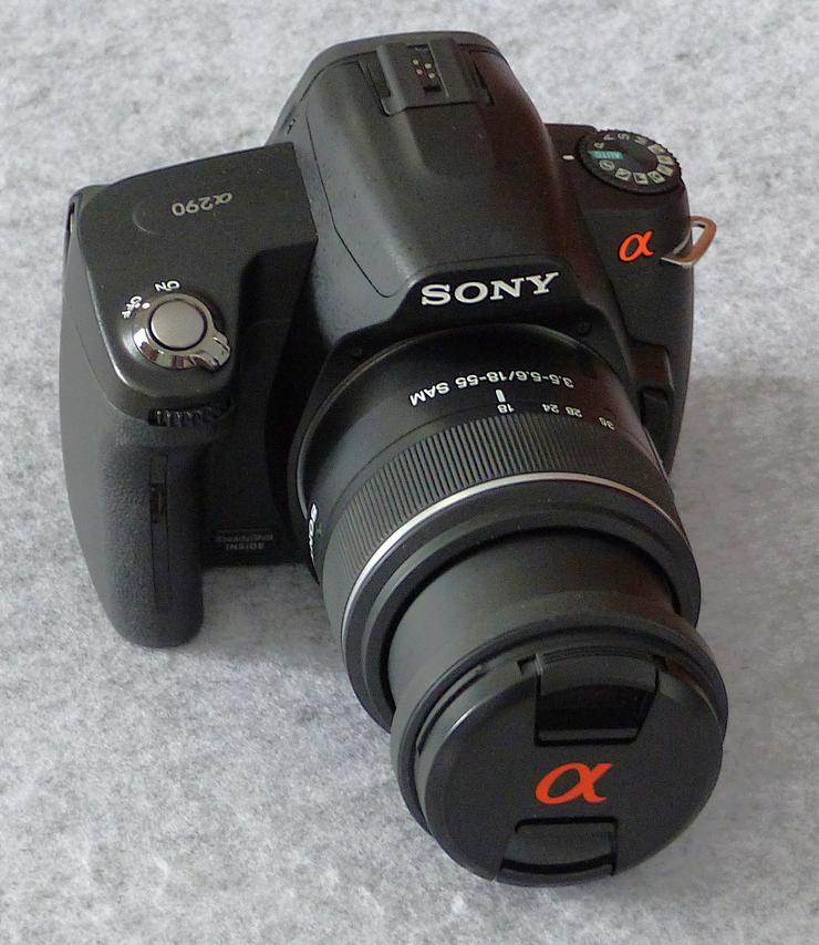 Bild 5: Sony Alpha 290 DSLR wie neu mit lediglich 1012 Auslöser!