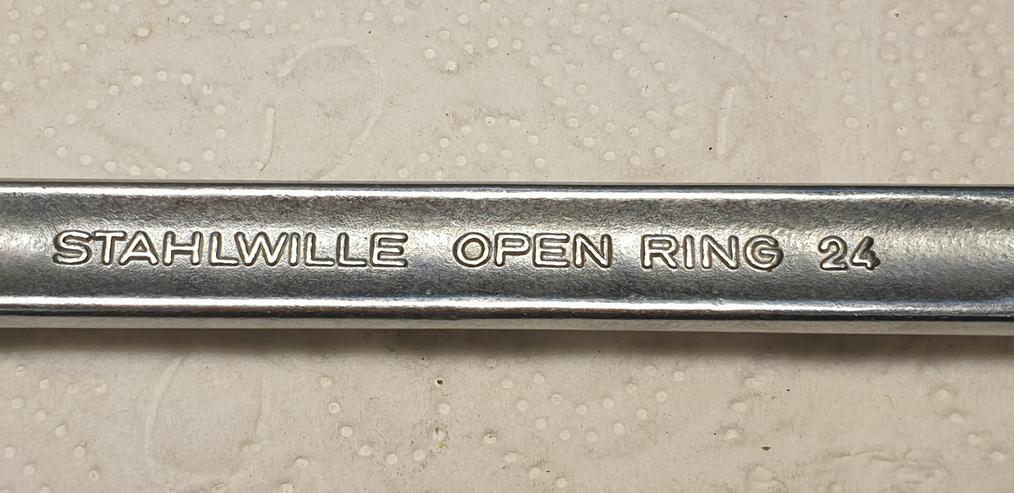 Bild 4: Stahlwille offener Doppelringschlüssel 14 x 17mm