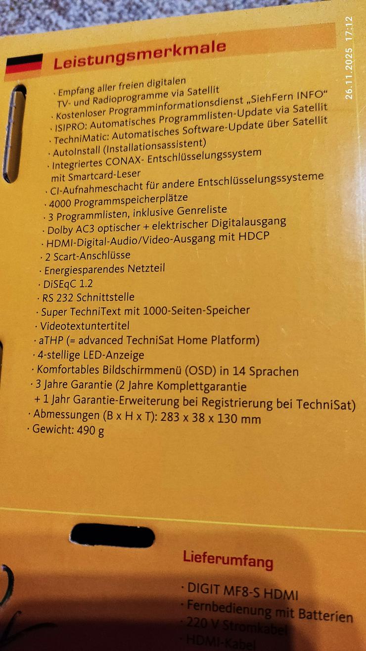 Bild 3: Digitaler Sat-Receiver