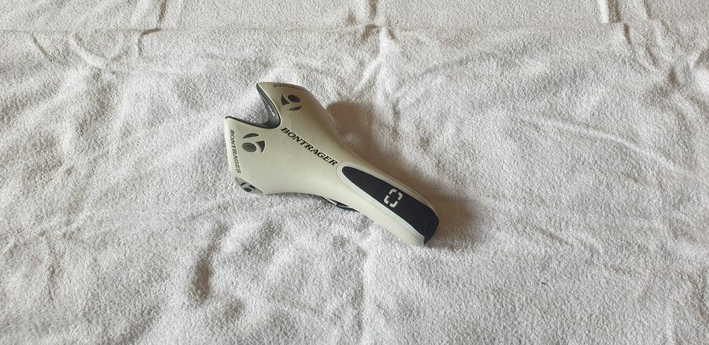 Fahrradsattel für Triathlon, Rennrad, Sportliches Fahren in Weiß