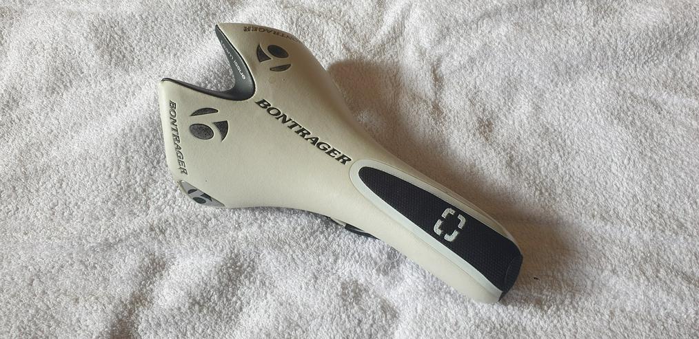 Bild 2: Fahrradsattel für Triathlon, Rennrad, Sportliches Fahren in Weiß