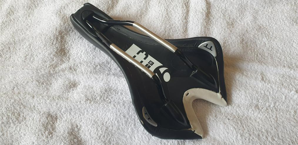 Bild 5: Fahrradsattel für Triathlon, Rennrad, Sportliches Fahren in Ausführung Schwarz