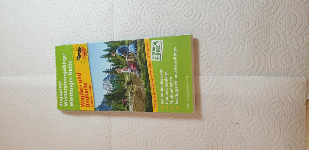 Rad- und Wanderkarte Zugspitze & Wettersteingebirge