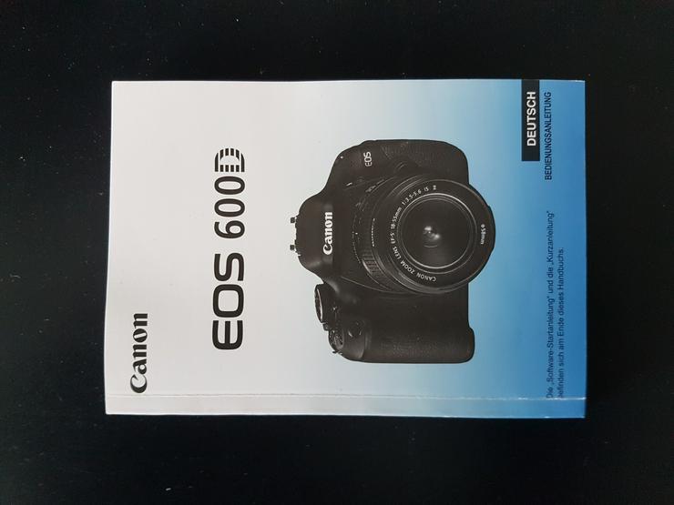 Bild 4: Canon EOS 600D + Objektiv + Tasche ( TOP ZUSTAND )