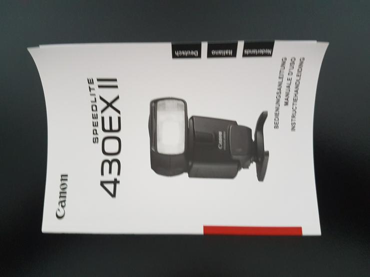 Bild 2: Canon Speedlite 430EX II Blitzgerät ( TOP ZUSTAND )