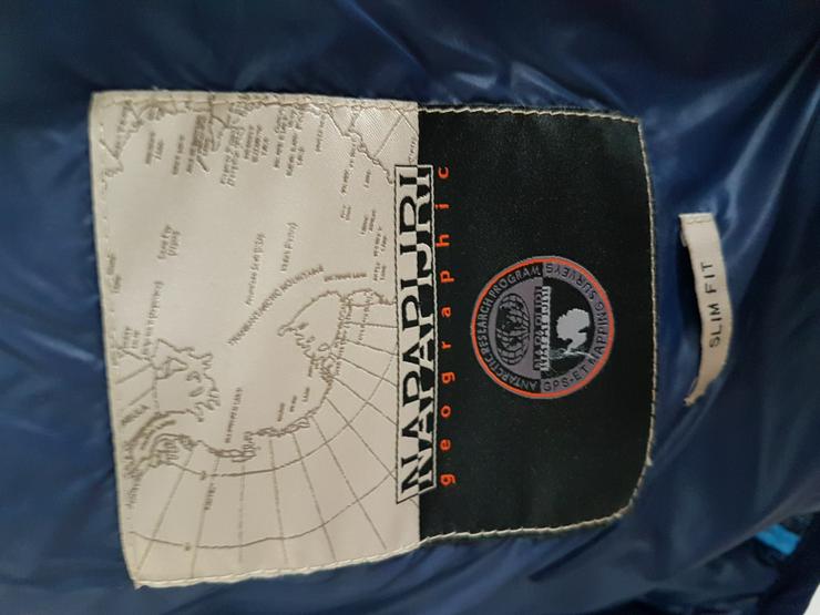 Bild 3: Napapijri Herren Steppjacke Azurblau Gr. XL NEU ( REGULÄR 190 € )