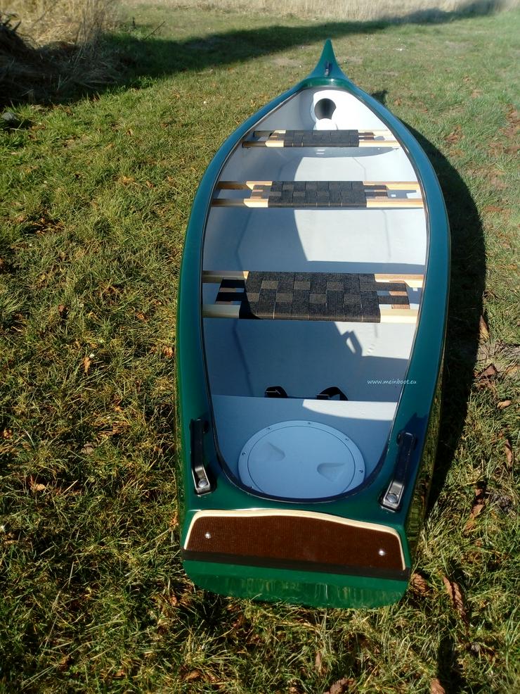 Bild 5: Kanu 3er Heckspiegel-Kanadier 420 Neu ! in grün