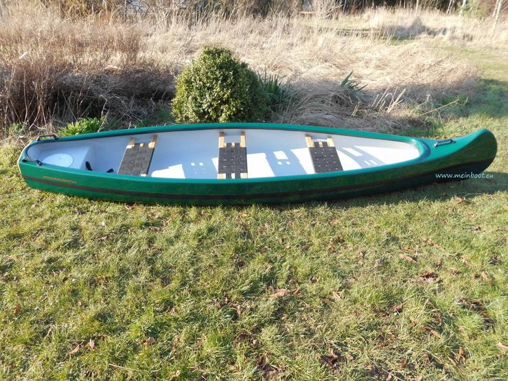 Bild 3: Kanu 3er Heckspiegel-Kanadier 420 Neu ! in grün