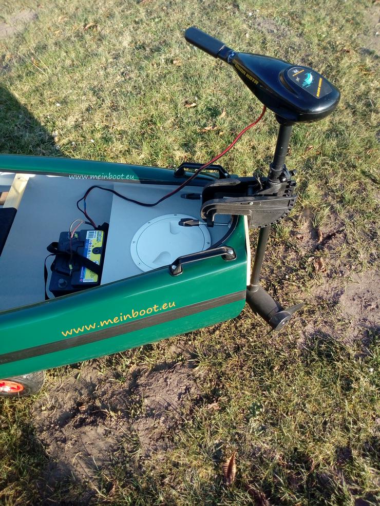 Bild 6: Kanu 3er Heckspiegel-Kanadier 420 Neu ! in grün