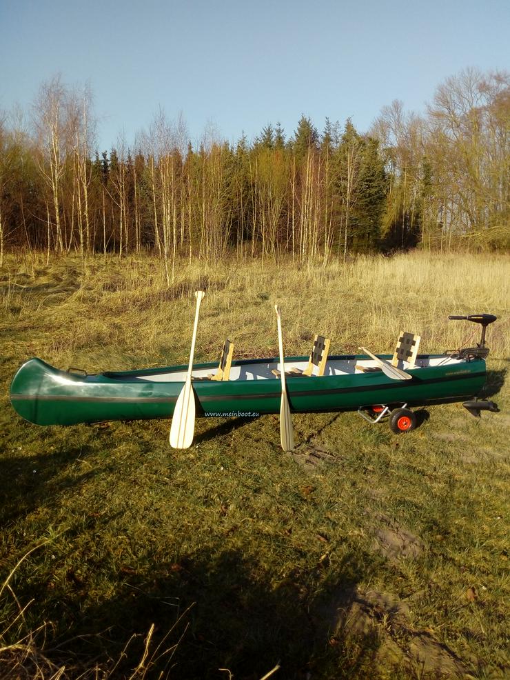 Bild 8: Kanu 3er Heckspiegel-Kanadier 420 Neu ! in grün