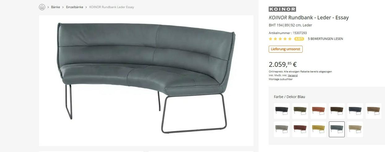 Bild 2: Essgruppe Lederbank