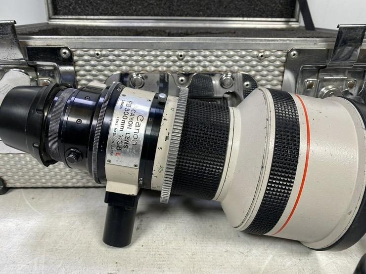 Bild 3: Canon FD 300mm 2.8 PL Mount mit 2x Extender